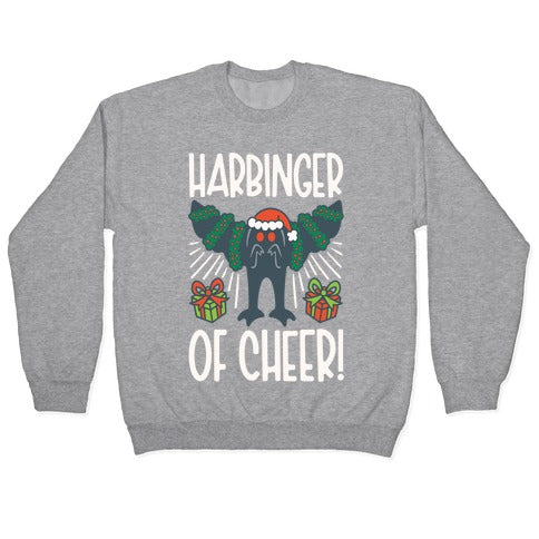 Harbinger of Cheer Mothman Parody Crewneck Sweatshirt